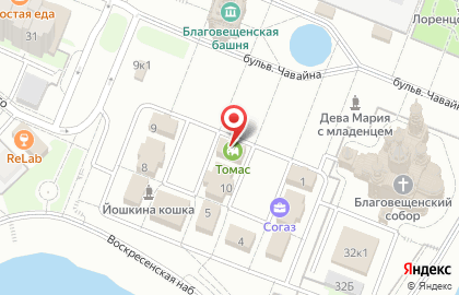 Мини-зоопарк Томас на карте