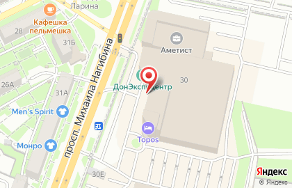 Банкомат МосОблБанк на проспекте Михаила Нагибина на карте