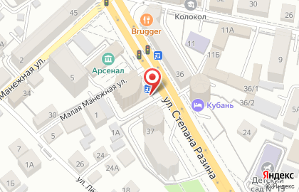 Киоск по продаже печатной продукции Роспечать в Центральном районе на карте