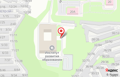 Институт развития образования на улице Циолковского на карте