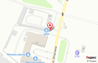 Торговая компания Центр кровли и фасада на ​Итыгина, 21 к1 на карте