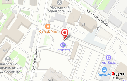 АЗС в Твери на карте