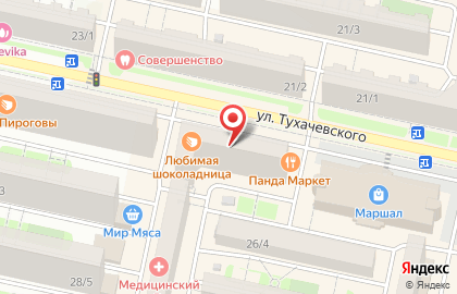 Компания по производству мебели Зебрано на карте