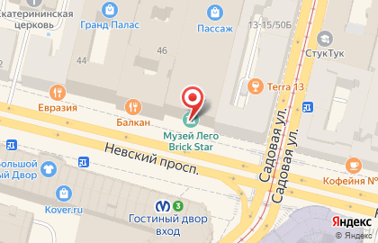 Ювелирный салон Московский Ювелирный Завод на Невском проспекте на карте