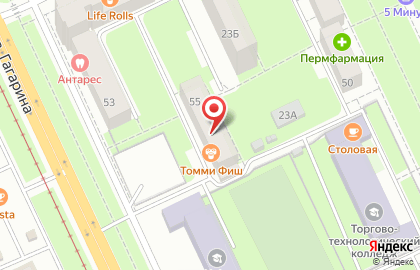 Магазин Красное & Белое на бульваре Гагарина на карте