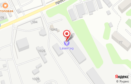 Спортивный клуб Lasertag на карте