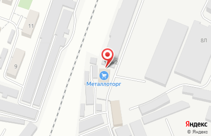 Торговая фирма Металлоторг на Зубчаниновском шоссе на карте