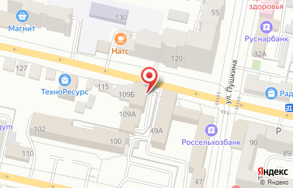 Автокомплекс на Преображенской улице на карте