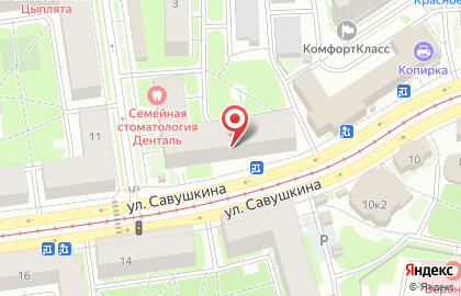 Аптека Озерки в Санкт-Петербурге на карте