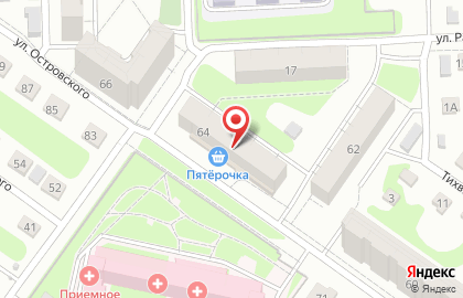 МАВТ на улице Островского на карте