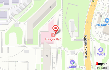 Медицинский центр ИмиджЛаб на Казанском шоссе на карте