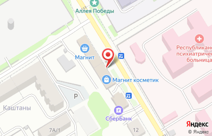 Магазин косметики и бытовой химии Магнит Косметик на Советской улице, 10 на карте