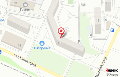 Теремок в Майском проезде на карте