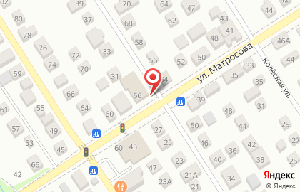 Установочный центр Автостар на улице Матросова на карте