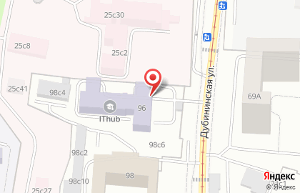 Колледж международного уровня IThub на карте