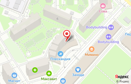 Велнес-студия Slimclub в Октябрьском районе на карте