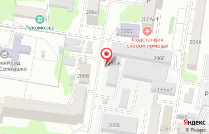 Продуктовый магазин в Барнауле на карте