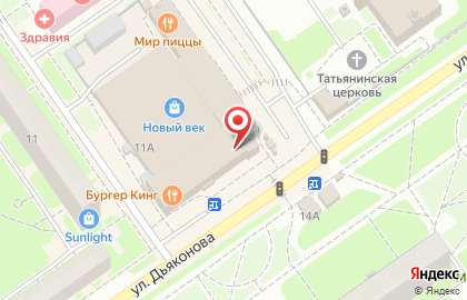 Ювелирный салон Брилли в Автозаводском районе на карте