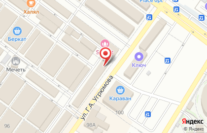 Кафе Люкс в Грозном на карте
