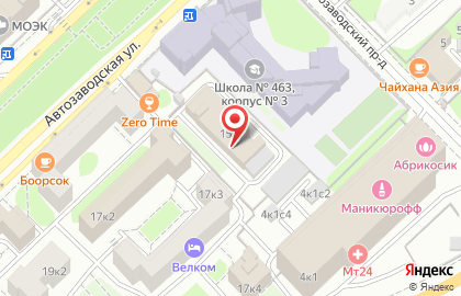 Отдел МВД России по Даниловскому району г. Москвы в Даниловском районе на карте