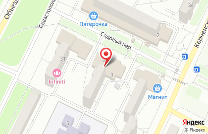 Магазин Пивоман в Садовом переулке на карте