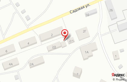 Продовольственный магазин Восход на Садовой улице на карте
