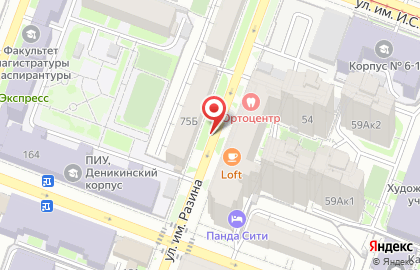 Дюйм в Октябрьском районе на карте