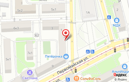 Зоомагазин Petshop.ru на Измайловской площади на карте