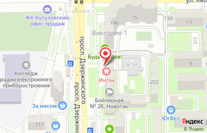 Служба курьерской доставки СберЛогистика на проспекте Дзержинского на карте