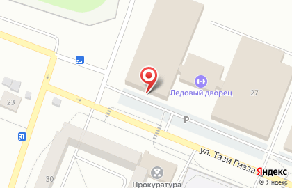 Легкоатлетический манеж на улице Тази Гиззата на карте