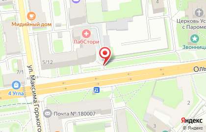 Атмосфера на Рижском проспекте на карте