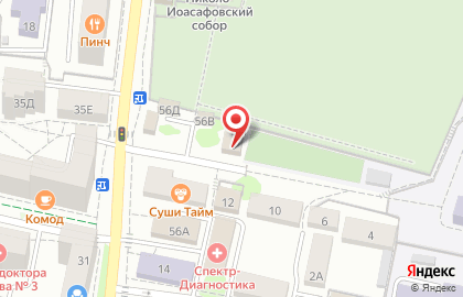 Салон ритуальных услуг Звонница на улице Попова на карте