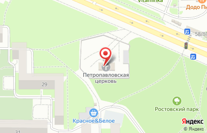 Храм во имя апостолов Петра и Павла в Воронеже на карте