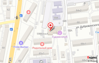 Центр развития детей Архимед на Боевой улице на карте