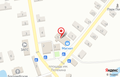 Универсам Магнит на Макарьевской улице на карте