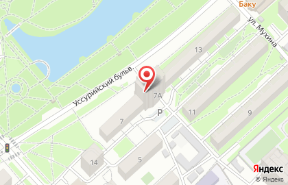 Минимаркет в Центральном районе на карте