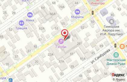 Продовольственный магазин на улице Шевченко на карте