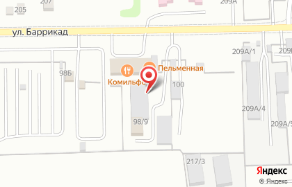 Авто сити на улице Баррикад на карте