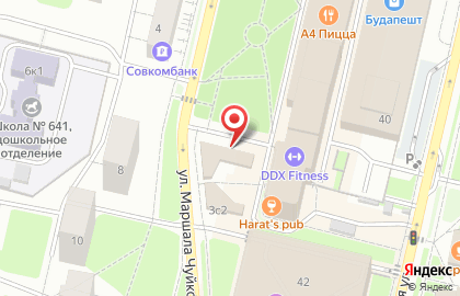 Ателье в Москве на карте