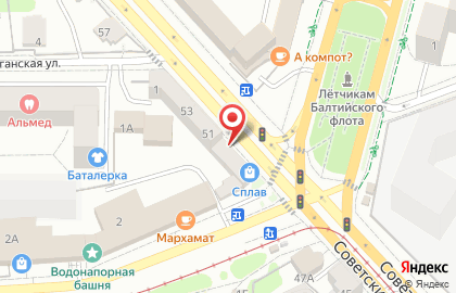 Охранное предприятие Барс на Советском проспекте на карте