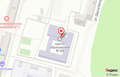 Средняя общеобразовательная школа №69 в Орджоникидзевском районе на карте