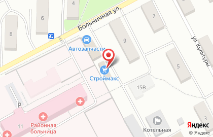 Магазин строительных материалов СтройМакс на карте