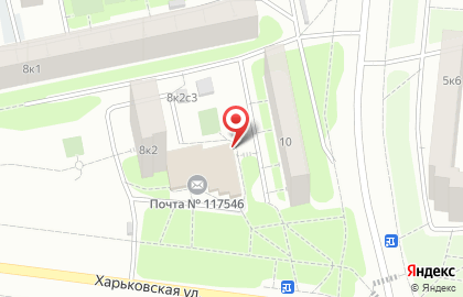 Центр выдачи и приема посылок Почта России на улице Академика Янгеля на карте