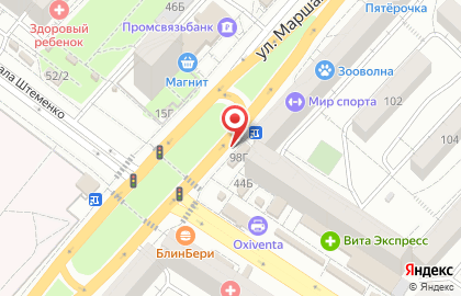 Сеть салонов продаж МТС в Краснооктябрьском районе на карте