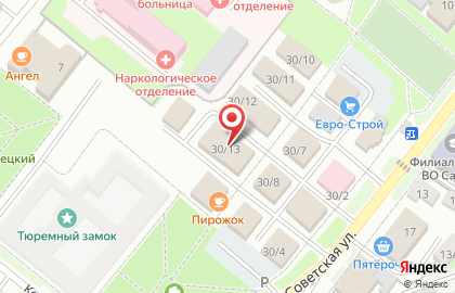 Мебельный салон DaVita-мебель на Советской улице на карте