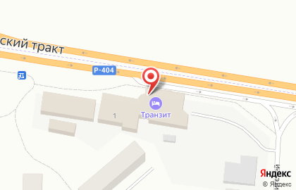 Гостиничный комплекс Транзит в Тюмени на карте