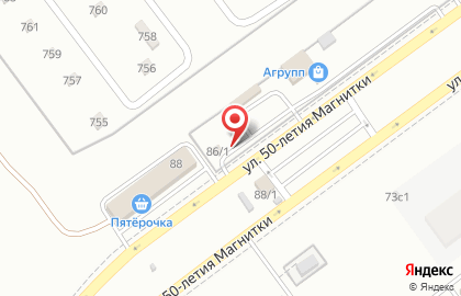 Строительный рынок и магазин Агрупп в Орджоникидзевском районе на карте