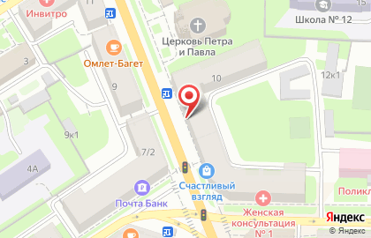 Стоматологическая клиника Дента-Люкс на Большой Санкт-Петербургской улице на карте