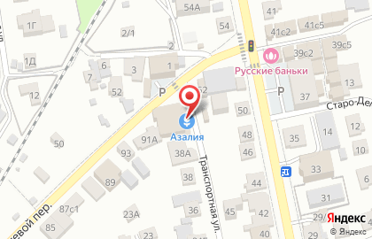 Азалия на улице Транспортная на карте
