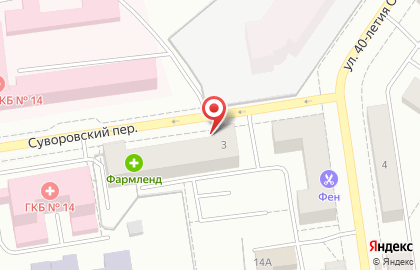 ООО Неон в Суворовском переулке на карте